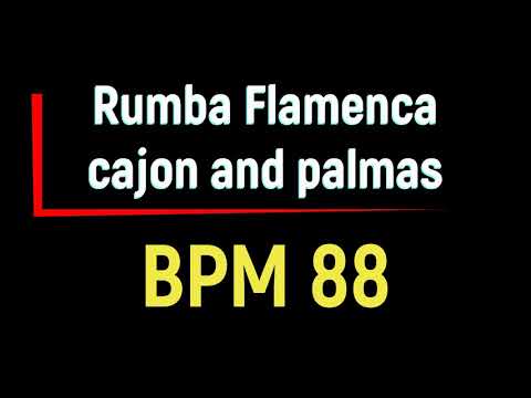 Rumba flamenca ( only cajon and palmas)  bpm 88 backing track