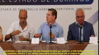 REVISAN GOB. DEL EDO. Y SEDATU, AVANCES Y PENDIENTES EN ATENCIÓN DE DESASTRES NATURALES