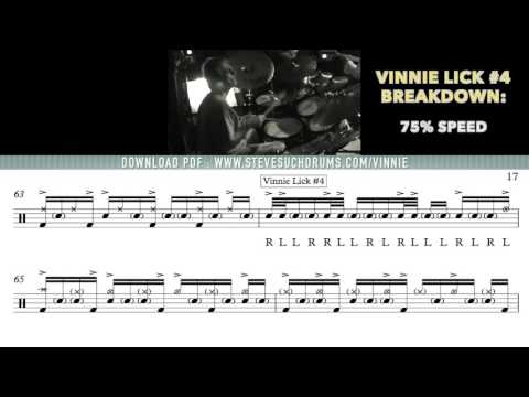 Vinnie Colaiuta LICK #4 - [ 24 Days Of Vinnie ]