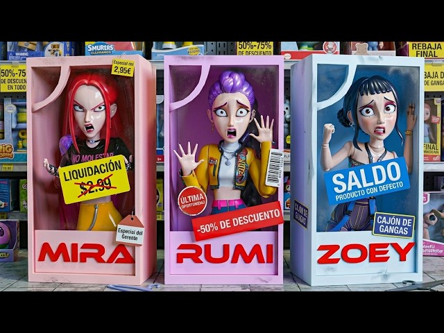 Vídeo relacionado con Muñecas Rumi-Mira-Zoey, Juego de Figuras Articuladas con Ropa y Accesorios, K-Pop Figura de Colección, Dolls Muñeca De Dibujos Animados, Brazos y Piernas Móviles, para Amantes De La Animación (#A)