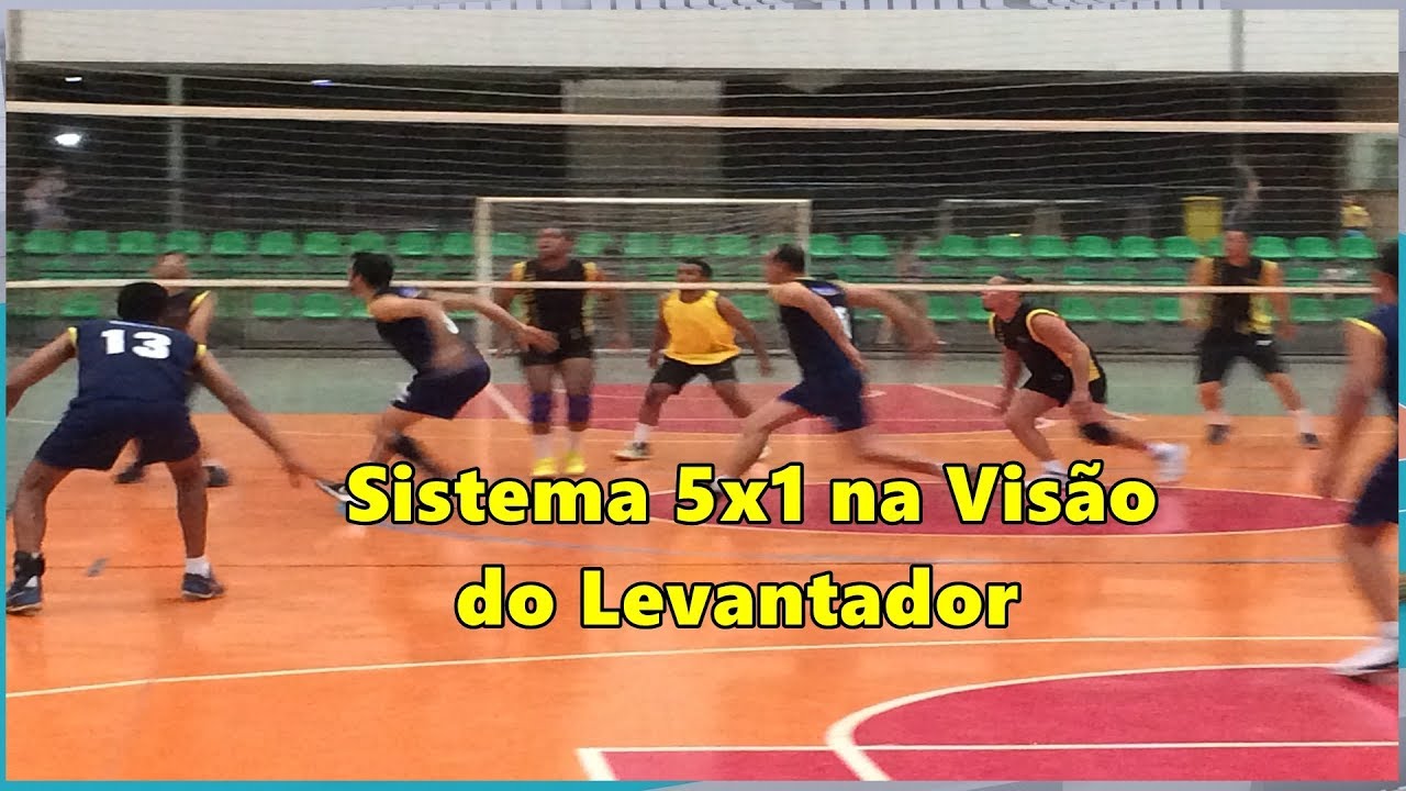VOLEIBOL O 5X1 NA VISÃO DO LEVANTADOR