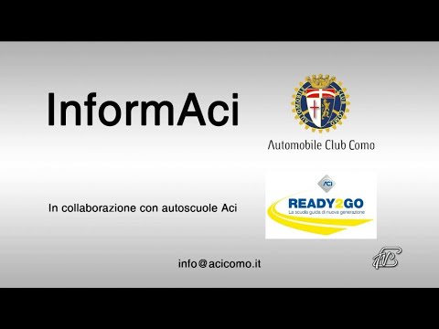 ANGOLI 15/10/2020: InformACI - NOVITA' CODICE DELLA STRADA E MOBILITA' SOSTENIBILE IN SICUREZZA
