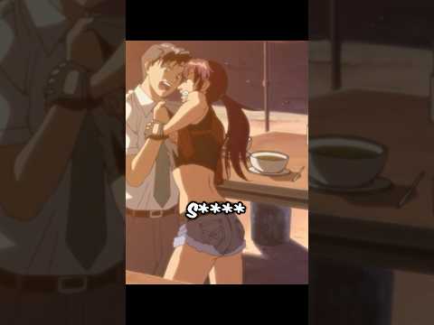 Rock crashes out on Revy #anime