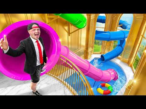I Tested $1 VS $100,000 WATERPARK!