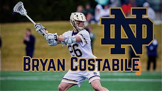 Bryan Costabile Notre Dame Career Lacrosse Highlights