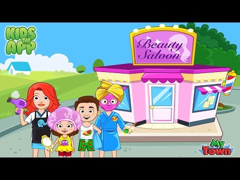 Beauty Spa Saloon (My Town Games LTD) - Best App For Kids - YouTube