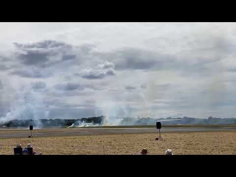 Wings & Wheels Pyrotechnics time