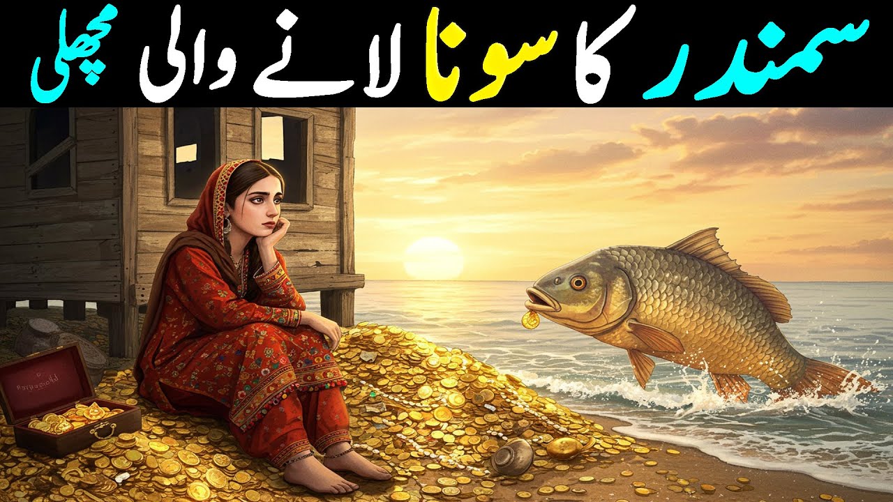 Samandar Ka Sona Dene Wali Machli Kahani | Urdu Moral Story | Sabaq Amoz Kahani