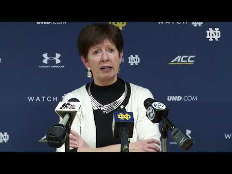 @ndwbb Muffet McGraw Post-Game Press Conference vs. Clemson (2018)