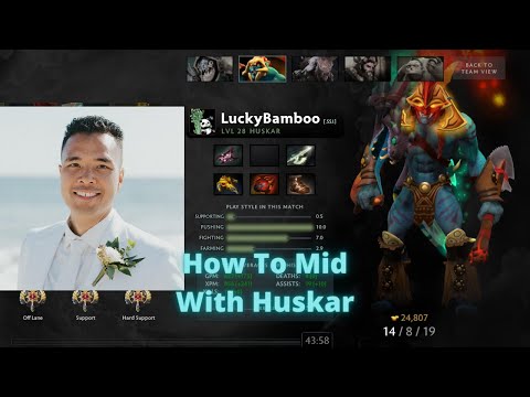 How To Mid With Huskar 👹🔥 Dota 2 #2