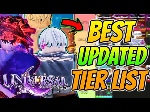 The *BEST* Updated Tier List IN Universal Tower Defense!