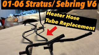 Dodge Stratus/ Chrysler Sebring - Replacing A Rusty & Leaky Coolant Pipe/ Heater Hose Tube Assembly