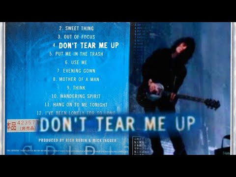 DON'T TEAR ME UP - Mick Jagger, cover