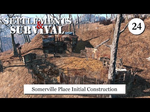 Settlements and Survival - Somerville Place Initial Construction