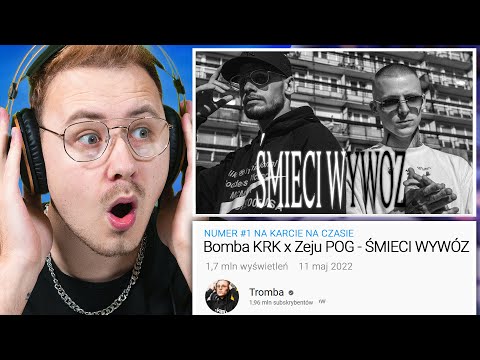 OCENIAM PIOSENKI POLSKICH YOUTUBERÓW - Bomba KRK x Zeju POG   ŚMIECI WYWÓZ (Palion, Julia Żugaj)