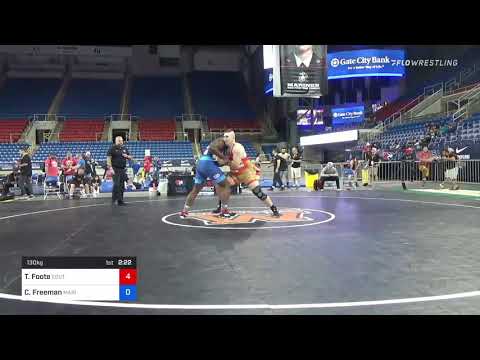 130 Kg Rr Rnd 2 - Tom Foote, South Side Wrestling Club Vs Courtney Freeman, Marines 35c7