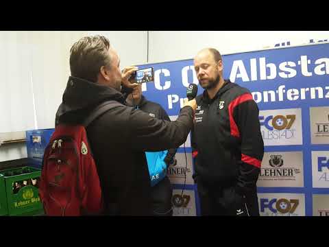Pressegespräch /WFV Pokalspiel FC 07 Albstadt-TSG Balingen 3:0 (1:0)