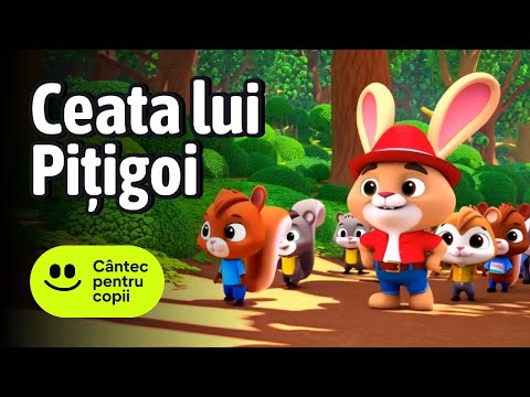 Ceata lui Pițigoi - Cântec pentru copii de grădiniță | Desene animate educative 🎵