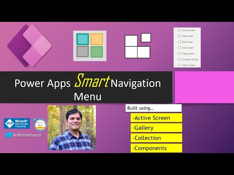 Power Apps Smart Navigation Menu