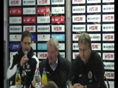 SCP TV Pressekonferenz SCP vs. SC Freiburg II am 05.12.2009