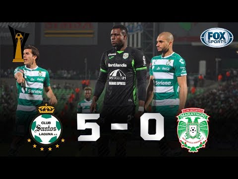Santos Laguna - CD Marathón [5-0] | GOLES | Octavos (Vuelta) | CONCACAF Liga de Campeones