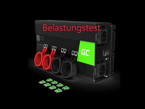 Green Cell Žalias Cell Inverteris 12V/230V 2000W/4000W Sinusinė išėjimo įtampa Žalias Cell video