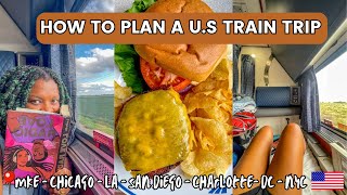 How to plan a U.S train trip 🚂 🇺🇸 | what to pack, how to choose routes, cost breakdown, amtrak tips