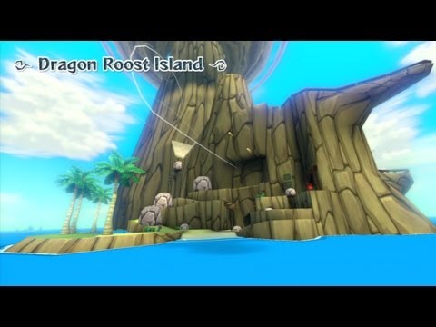 The Legend of Zelda: The Wind Waker HD - Dragon Roost Island (First Visit) Playthrough