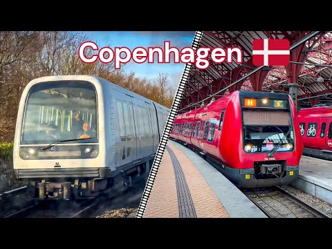 Metro, tog og busser i København, Danmark 🇩🇰 | 2024