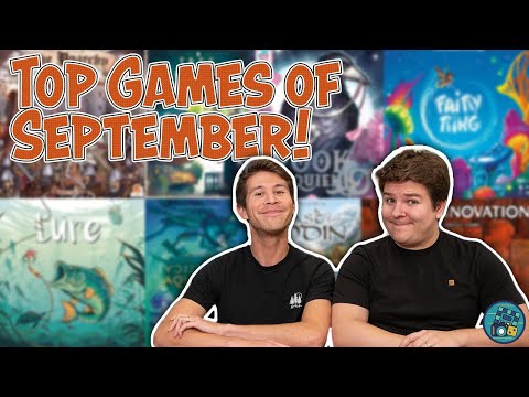 Top 5 Board Games We Played in September | Only ONE Crossover? | Fairies, Fishing, and Castles!