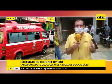 Asesinan a presidente del Colegio de Abogados de Caaguazú