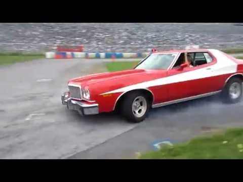 Paul Michael Glaser "Starsky & Hutch" Gran Torino Ride-Along Skid Stop