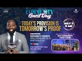 Pastor Snell Today S Provision Is Tomorrow S Proof Sermon Only