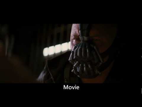 Bane's Voice Comparision - Trailers vs Final Film