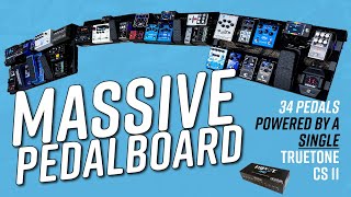 34 PEDALS POWERED BY A SINGLE CS11 1 SPOT PRO