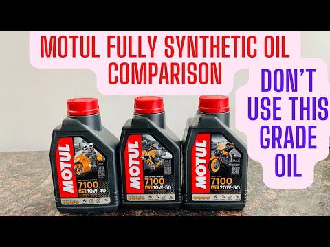 Motul Fully Synthetic Engine Oil Comparison Explained #motulindia #motuloil