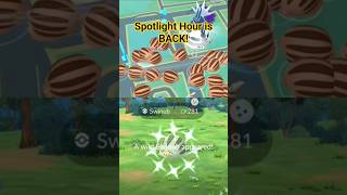 Swinub Spotlight Hour! 스포트라잇 아워가 돌아왔따! 이로치 꾸꾸리에서 맘모꾸리로 진화! #shorts #pokemon #shiny #쇼츠 #포켓몬 #이로치