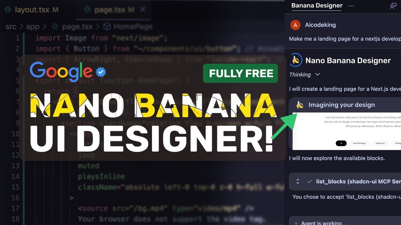 Google's Nano Banana Designer: This Fully FREE AI Designer is REALLY INSANE!