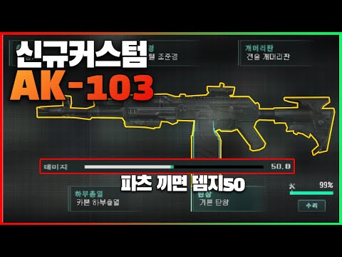 커스텀무기 [C]AK 103 리뷰