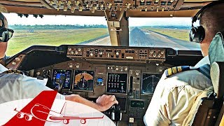 Cockpit View - BOEING 747-400 TAKE-OFF Sao Paulo Viracopos