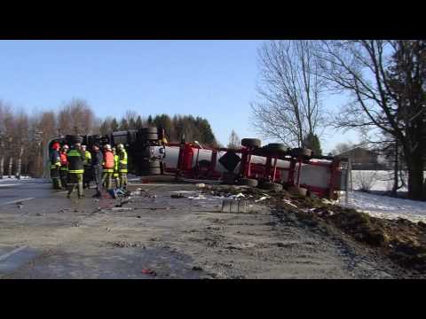 Lkw-Kollision in St. Georgen - Zwei Verletzte