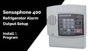 Connecting a Sensaphone 400 to a Refrigerator or Freezer Alarm Panel