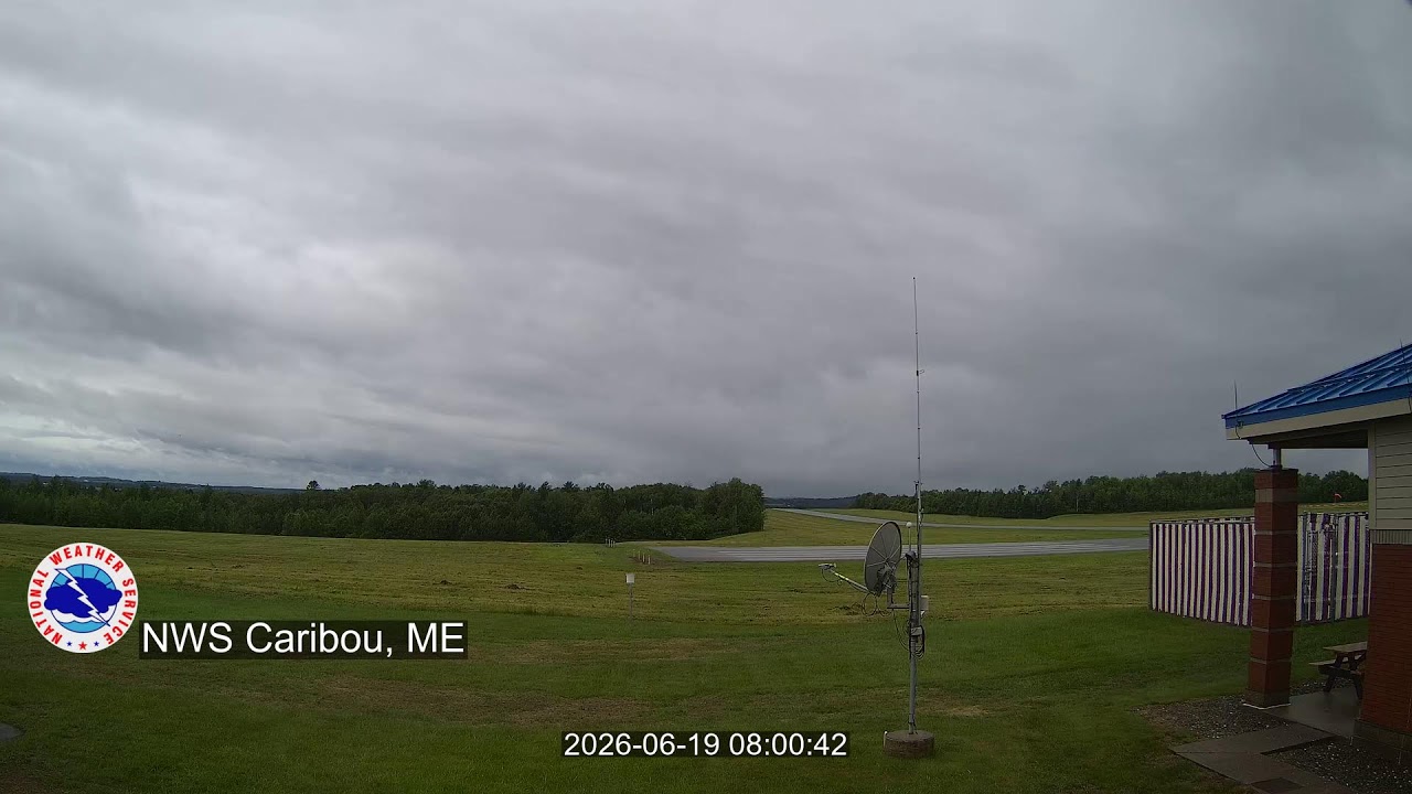 Live webcam view of Caribou Weather Station Sky View