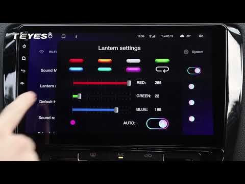 TEYES CC3 Features - General Settings