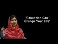 Education Is The One Of The Blessings Of Life Malala Yousafzai Speech