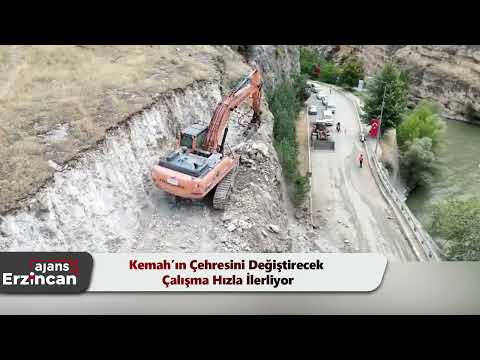 Kemah’ın Çehresini Değiştirecek Çalışma Hızla İlerliyor