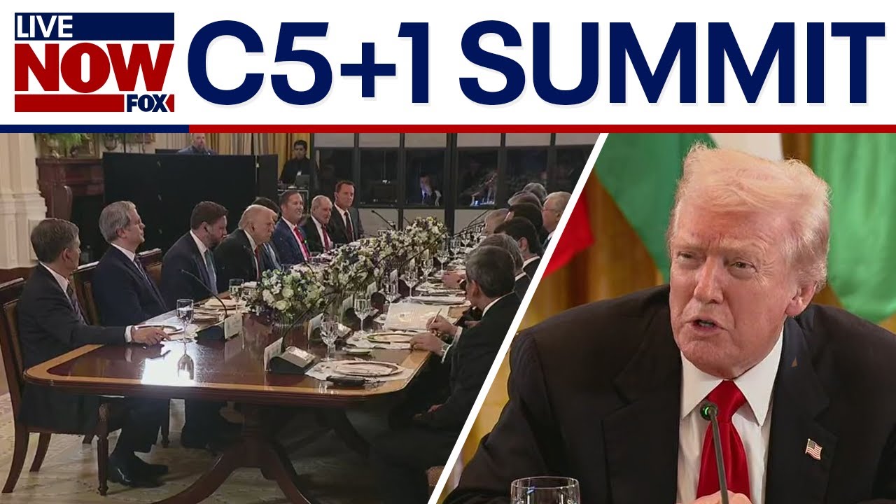 FULL: Trump hosts Central Asian leaders, takes questions on shutdown