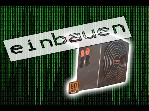 Netzteil einbauen und Kabel anschließen 🆗  PC Netzteil installieren / austauschen Anleitung