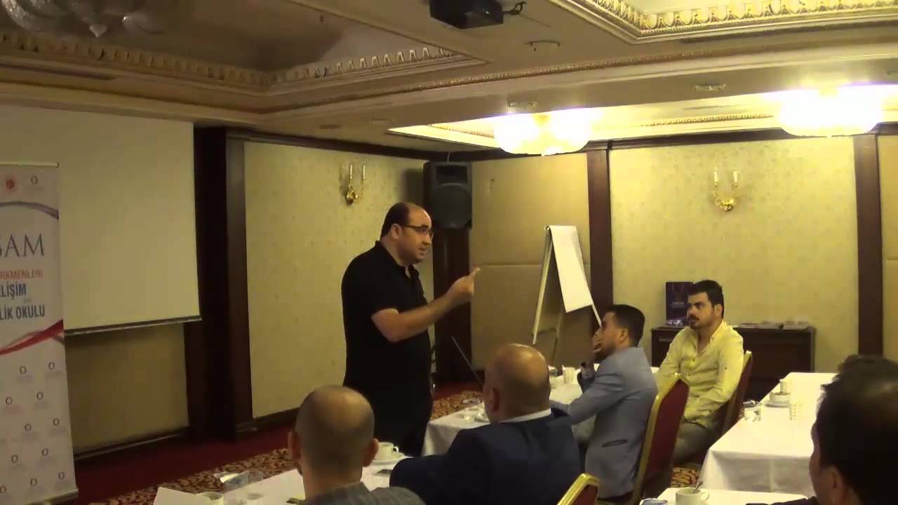 Doç. Dr. Mehmet Şahin, ORSAM Irak Türkmenleri Kişisel Gelişim ve Liderlik Okulu, 26.08.2015