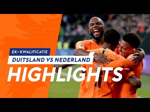 Highlights Duitsland-Nederland (6/9/2019) EK-kwalificatie